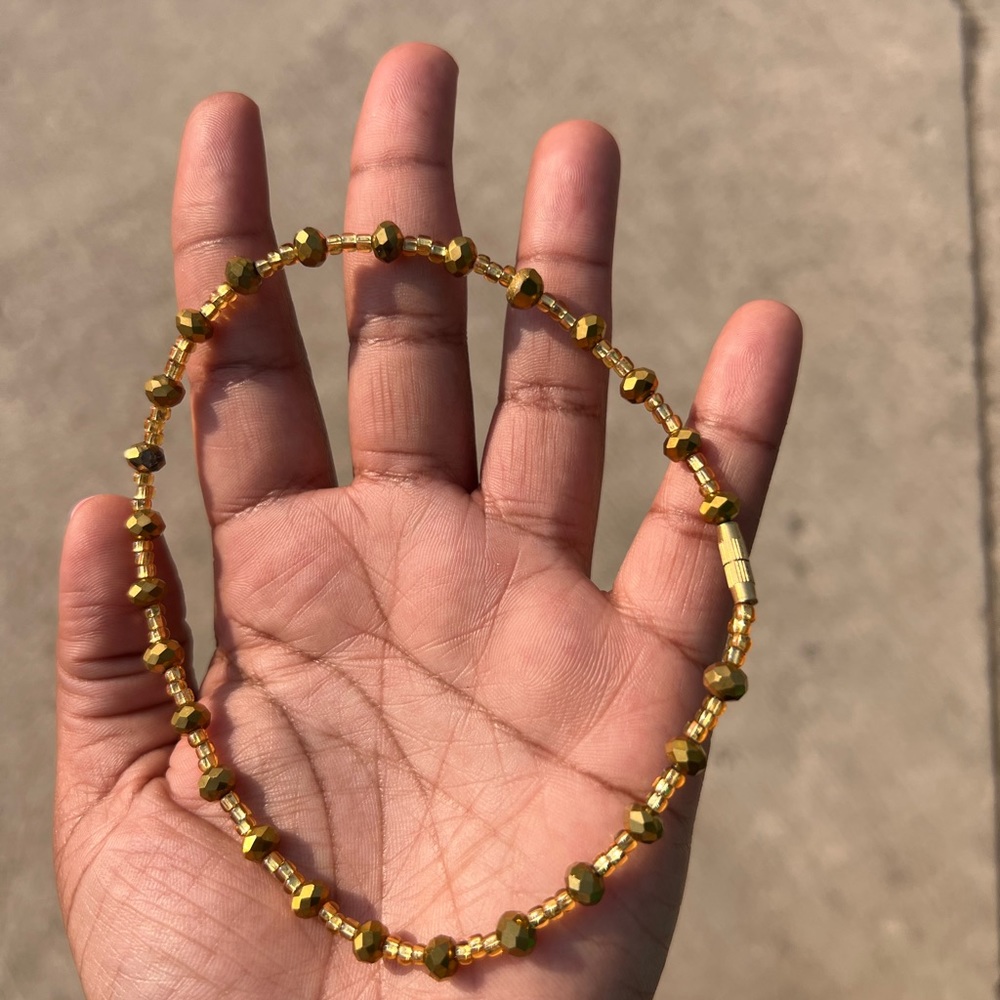 Beaded anklet